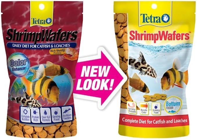 Tetra ShrimpWafers Complete Diet for Catfish and Loaches 3 Ounce Tetra
