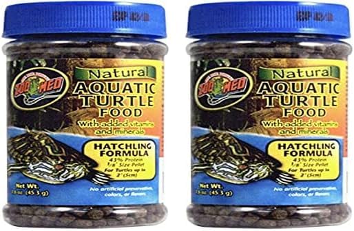 Zoo Med Natural Hatchling Formula Aquatic Turtle Food (Pack of 2) ZooMed