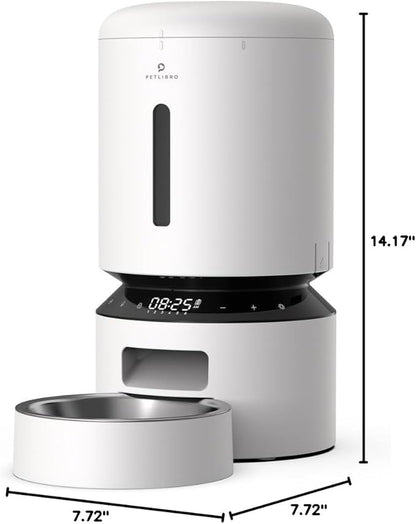 PETLIBRO Automatic Cat Feeder, Automatic Dog Feeder with Freshness Preservation, 5L Timed Cat Feeders for Dry Food, Up to 6 Meals Per Day, Granary Pet Feeder for Cats/Dogs - PAWPICO