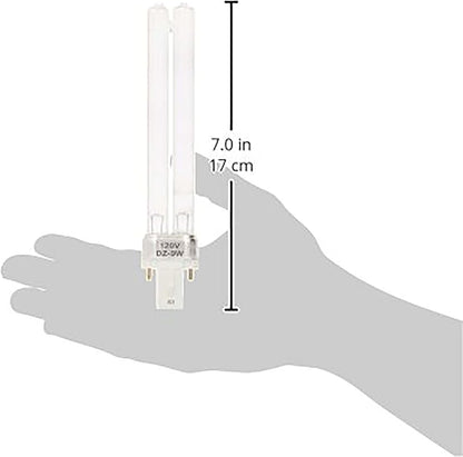 Coralife Aquarium Fish Tank Marine Salt Water Turbo-Twist UV Sterilizer 9 Watt Replacement Bulb, For 3X up to 125 Gallons Coralife