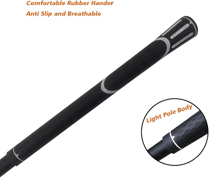 High-Carbon Snake Hook Reptile Stick Tongs Grabber Pick-up Handling Tools for Catching Controlling or Moving Snakes, 49in SYFRLLC