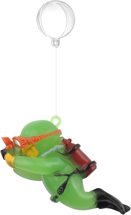 onesimcr Floating Fish Tank Decorations, Aquarium Decorations, Lovely Diver Fish Tank Decorations, Floating Device Fish Tank Accessories，Suitable for All Kinds of Fish Tanks(Light Green)… onesimcr
