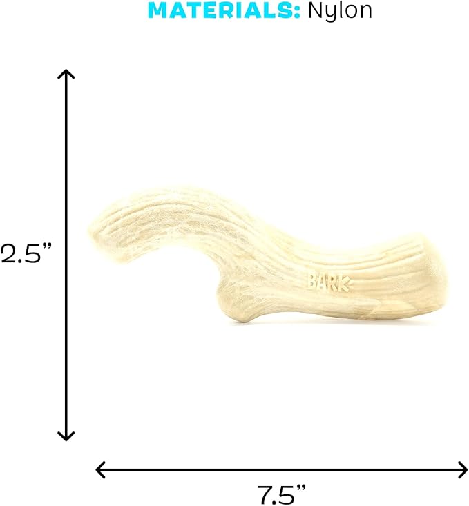 Barkbox Super Chewer Tough Dog Chew Toys for Aggressive Chewers, Dental Stimulating (Antler - Large) - PAWPICO