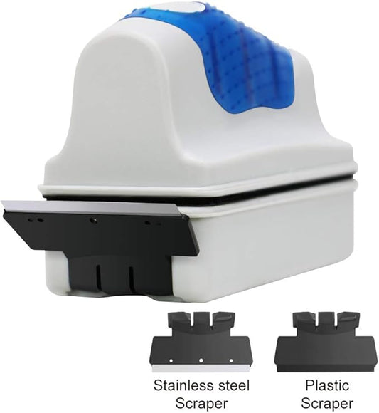 Jasonwell Magnetic Aquarium Fish Tank Glass Algae Glass Cleaner Scrubber Floating Clean Brush(XL) Jasonwell