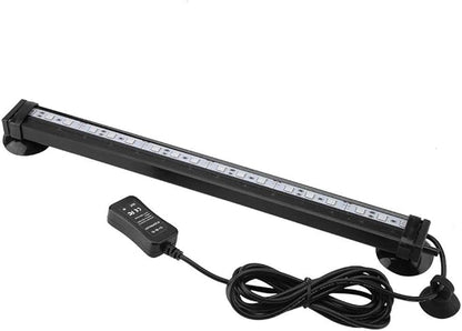 TOPINCN LED Aquarium Light Fish Tank Bubble Light Underwater Led Light with Remote Control + Manual Color Change - Highlight Colorful Aquarium Light Kit(US Plug)(31cm) TOPINCN