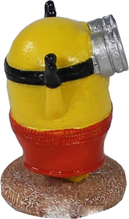 Penn-Plax Minions Officially Licensed 3-Piece Aquarium Ornament Bundle – Includes Kevin, Stuart, and Bob – Beach Themed – Small Penn-Plax