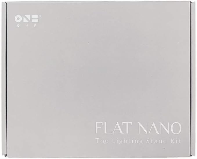 ONF Extension Stand Holder for Flat Nano or Flat Nano Plus Aquarium LED Light, Fish Tank Plant Lamp, Adjustable Tank Mount, Extendable Bracket Fixture Kit (not including the lamp) (Silver) ONF