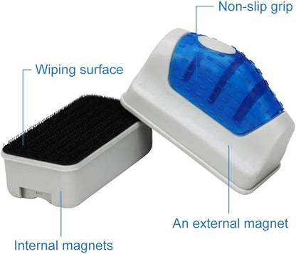 Jasonwell Magnetic Aquarium Fish Tank Glass Algae Glass Cleaner Scrubber Floating Clean Brush(S) Jasonwell