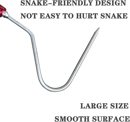 Snake Grabber and Hook Set, 87 inch Retractable Snake Pliers with 46 inch Carbon Pole Hook, for Catching and Moving Dangerous Reptiles and Venomous Snakes REAYEAXN