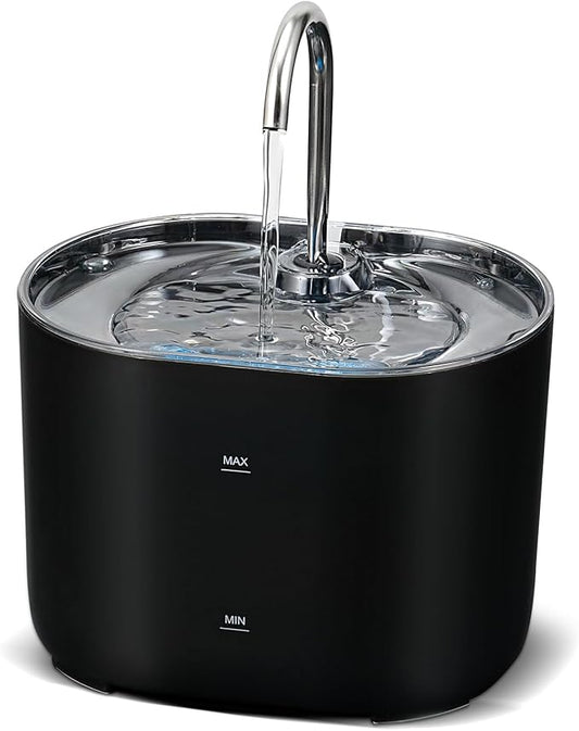 Cat Water Fountain,74oz/2.2L Cat Automatic Water Fountain with a Detachable Water Tank,Pet Water Dispenser for Cats,Dogs,Quiet Pump Inside - PAWPICO