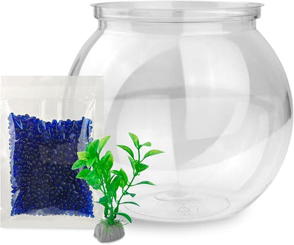 Newpol Mini Plastic Aquarium Starter Kits, Fish Tank (0.8Gallon/ 3L) Newpol