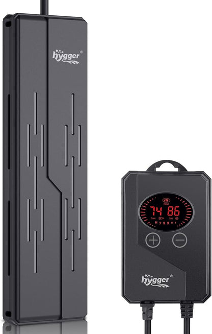 hygger Aquarium Heater 800W,Submersible Fish Tank Heater with Double Quartz Tubes,Digital LED Controller,Overheating & Auto Shut off Protection,Heater for Fish Tank 80-220Gallon Saltwater & Freshwater hygger