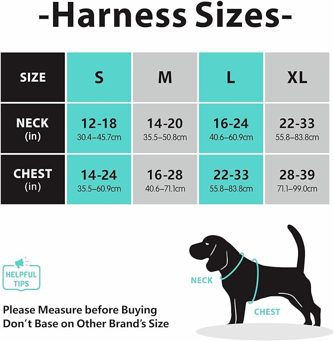 PoyPet No Pull Dog Harness, No Choke Front Clip Dog Reflective Harness, Adjustable Soft Padded Pet Vest with Easy Control Handle for Small to Large Dogs(Blue,M) PoyPet