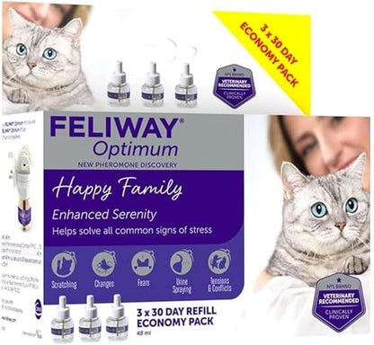 Feliway Optimum Refill 3 Pack Feliway%C2%AE