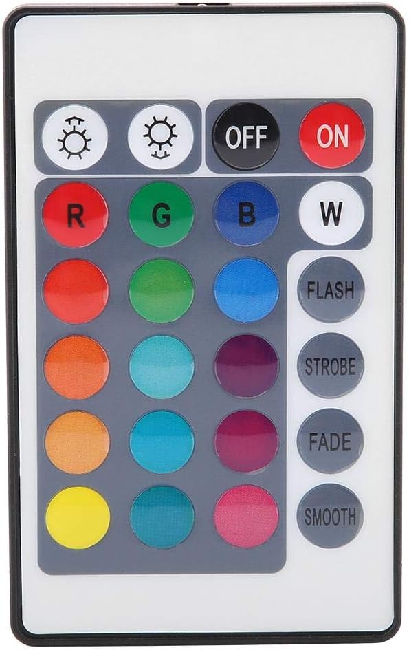 TOPINCN LED Aquarium Light Fish Tank Bubble Light Underwater Led Light with Remote Control + Manual Color Change - Highlight Colorful Aquarium Light Kit(US Plug)(16cm) TOPINCN