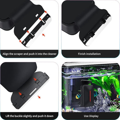 Aquarium brush Strong Magnetic Cleaner Brush Floating Magnetic Aquarium - Fish Tank Cleaner - Scrubber & Scraper Aquarium Cleaning Tools– Floating Fish Tank Cleaner (M) SVECKE