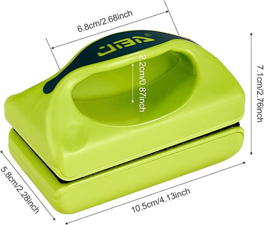 KEDSUM Magnetic Aquarium Fish Tank Cleaner, Fish Tank Glass Cleaner, Floating Clean Brush with Handle Design KEDSUM