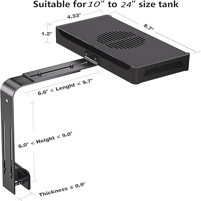 Aquarium Light 35 Watts Gree LED Colorful Spectrum 2 Channels Reef Light with Timer Sunrise Sunset Moonlight for Coral SPS LPS Saltwater Fish Nano Reef Tank (10 to 24 Inches in Length) PAWPICO