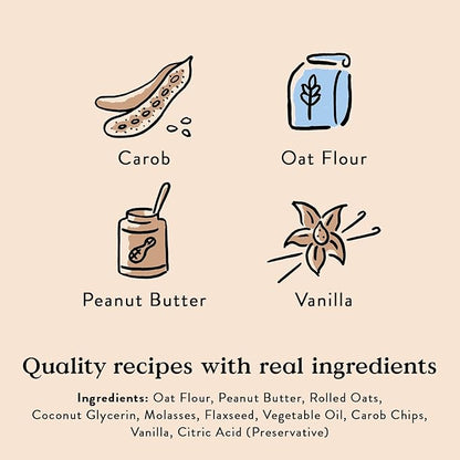 Bocce's Bakery Campfire S'Mores Treats for Dogs, Wheat-Free Everyday Dog Treats, Made with Real Ingredients, Baked in The USA, All-Natural Soft & Chewy Cookies, Peanut Butter, Carob, & Vanilla, 6 oz - PAWPICO