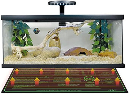 iPower 20" x 20" Warm Hydroponic Seedling Heat Mat and Digital Thermostat Control Combo Set for Seed Germination, Black iPower