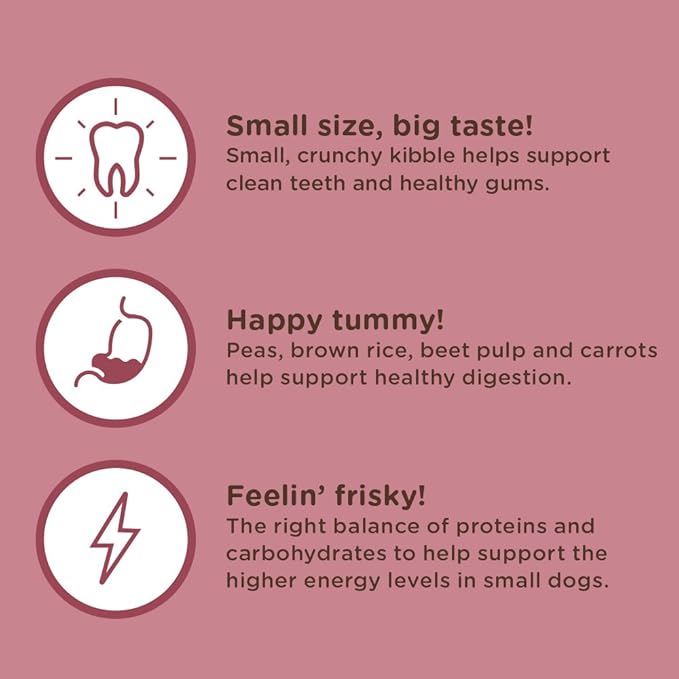 Nutrish Rachael Ray Little Bites Dry Dog Food, Chicken & Veggies Recipe for Small Breeds, 6 Pounds - PAWPICO