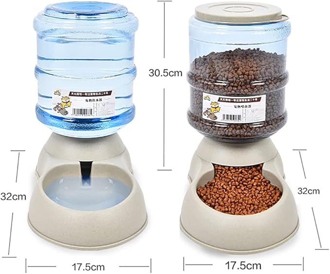 Pet Feeding Solution Automatic Cat & Dog Cafe Feeder and Water Dispenser in Set with Food Scoop - Ito Rocky 6-Meal Automatic Food Dispenser for Small/Middle Puppy and Kitten - PAWPICO