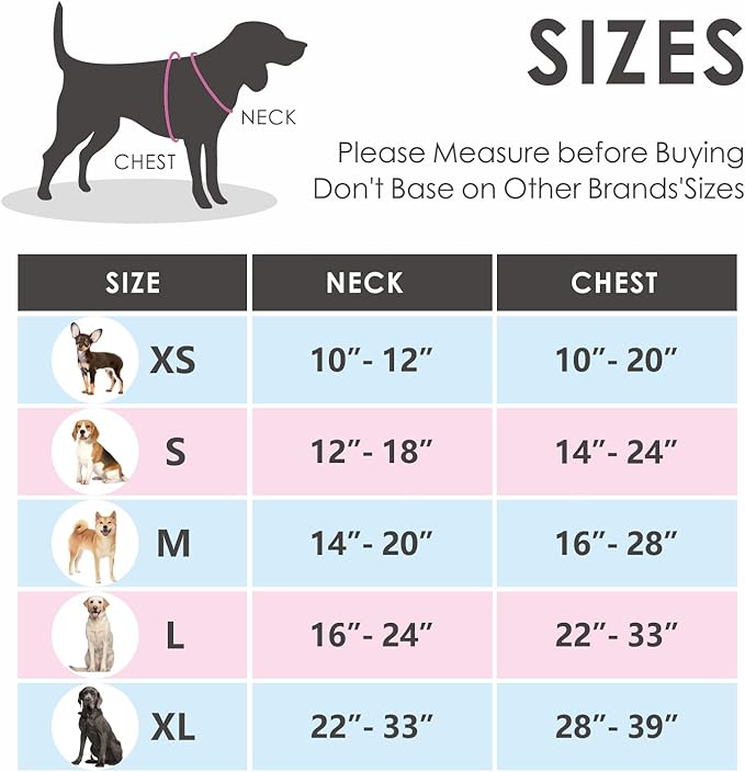 PHOEPET Reflective Dog Harness Large Breed Adjustable No Pull Vest with Handle 2 Metal Rings 3 Buckles [Easy to Put on & Take Off](XL, Red) PHOEPET