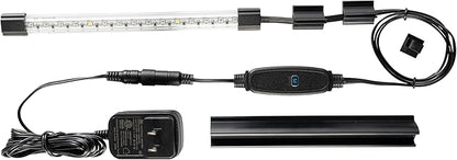 GloFish 8 Inch LED Light Stick - White, Blue and, Magenta Aquarium Lights - Tank Sizes Up to 5 Gallons GloFish