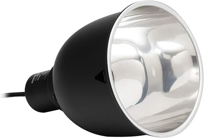 REPTI ZOO 5.5 Inch Deep Dome Lamp Cap Lamp Fixture,Optical Reflection Cover for Reptile Glass Terrariums REPTIZOO
