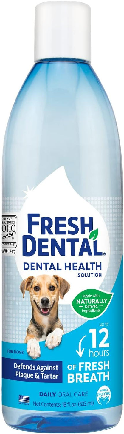 Fresh Dental Dental Health Solution for Dogs, 18oz NaturelPromise