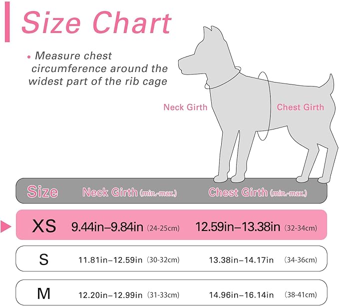 Dog Harness for Small Dogs, Small Dog Harness and Leash Set, Honeycomb Grid, Reflective Lightweight Harness & Anti-Twist Pet Lead,Dog Harness(Multi Color, Size: XS-S-M) (XS, Pink) PAWPICO