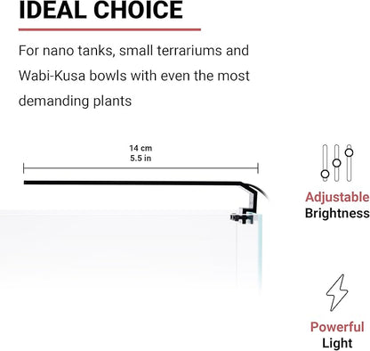 Chihiros C201 Aquarium LED Light - Fish Tank Light for Small Fish Aquarium - Compact LED Fish Tank Lights - Energy-Saver Aquarium Lights for Fish Tank- Aquarium Light with Dimmer for Mini Fish Tank chihirosaquaticstudio