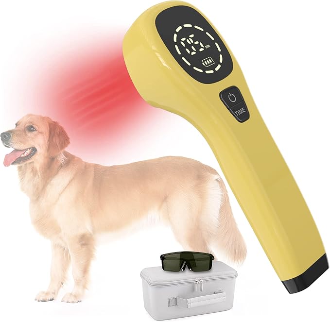 KTS Laser Therapy for Dogs,Portable Red Light Vet Device for Dogs Pets Muscle & Hip and Joint Arthritis Pain Relief,Wound Care Clear Skin Problems,Reduce Inflammation KTS