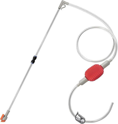 Compact Aquarium Siphon Vacuum and Water Changer Kit with Cleaning Brush, Perfect for Water Changing and Cleaning in Small Fish Tank, Premium Gravel Vacuum for Aquarium Kit PAWPICO