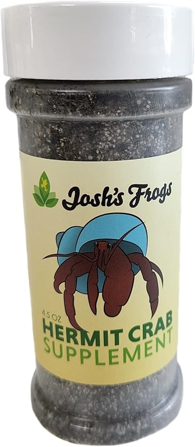 Josh's Frogs Hermit Crab Mineral Supplement Blend (4.5 oz)- Greensand Earthworm Castings Calcium JoshsFrogs