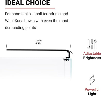 Chihiros C301 Aquarium LED Light - Fish Tank Light for Small Fish Aquarium - Compact LED Fish Tank Lights - Energy-Saver Aquarium Lights for Fish Tank- Aquarium Light with Dimmer for Mini Fish Tank chihirosaquaticstudio