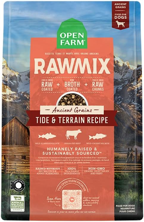 Open Farm RawMix Tide & Terrain with Ancient Grains Recipe Dog - 3.5lb - PAWPICO