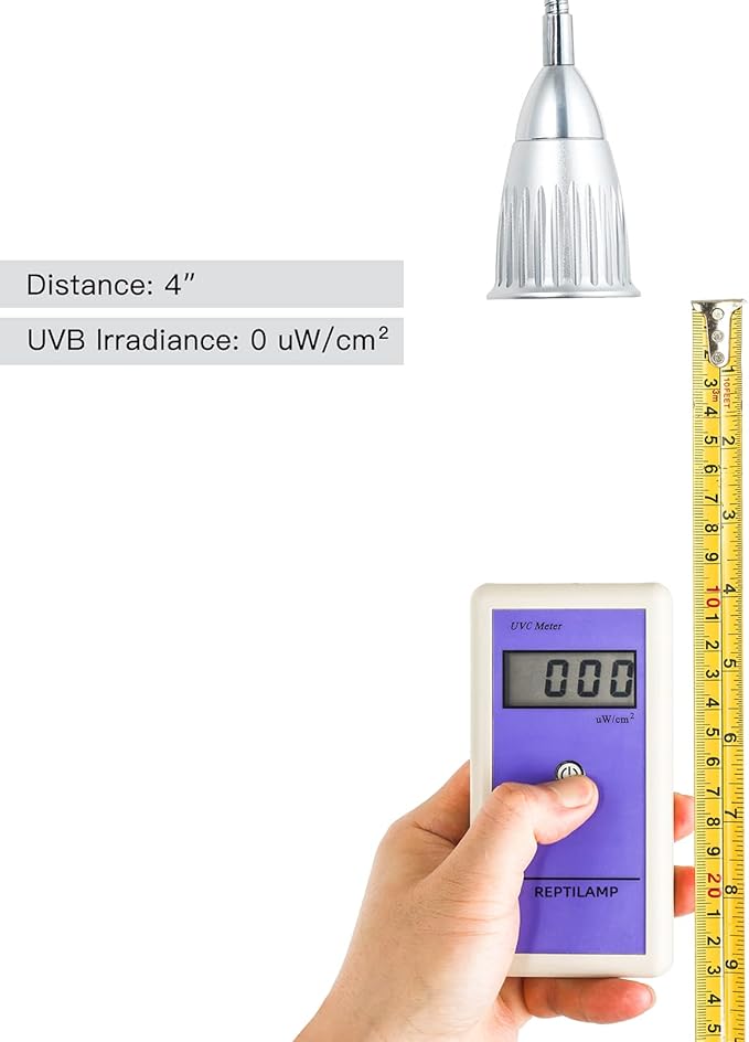 UVA UVB Reptile Light Lamp, R6208 UV LED Replacement for 26 Watts UVB5.0 CFL Bulb REPTILAMP