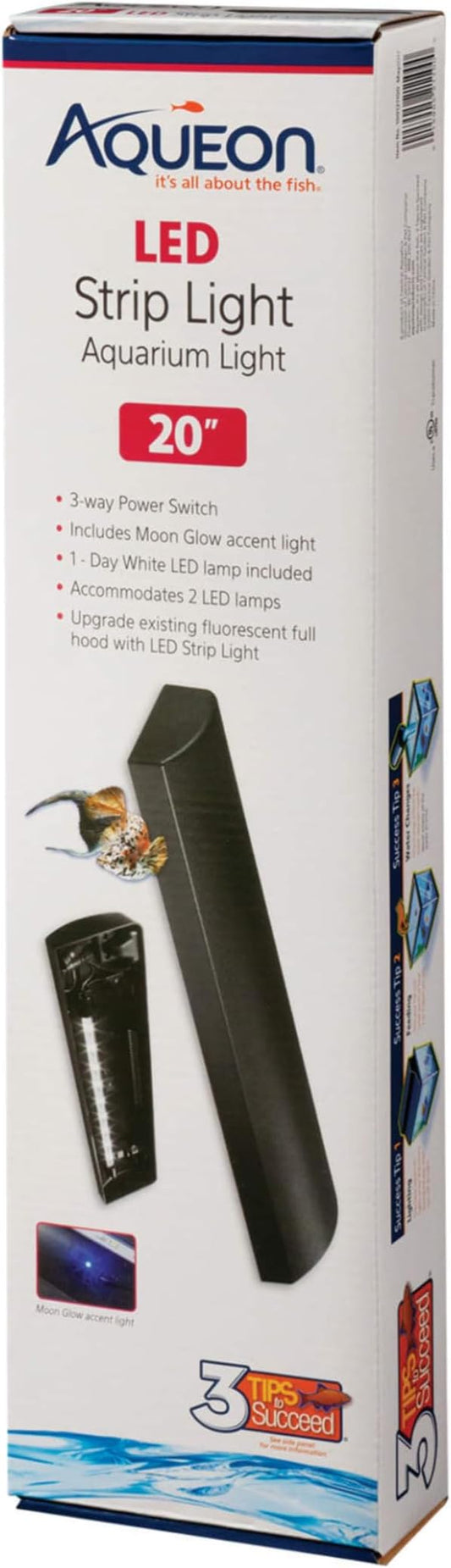 Aqueon LED Fish Tank Aquarium Strip Light Fixture, 20 Inch Aqueon