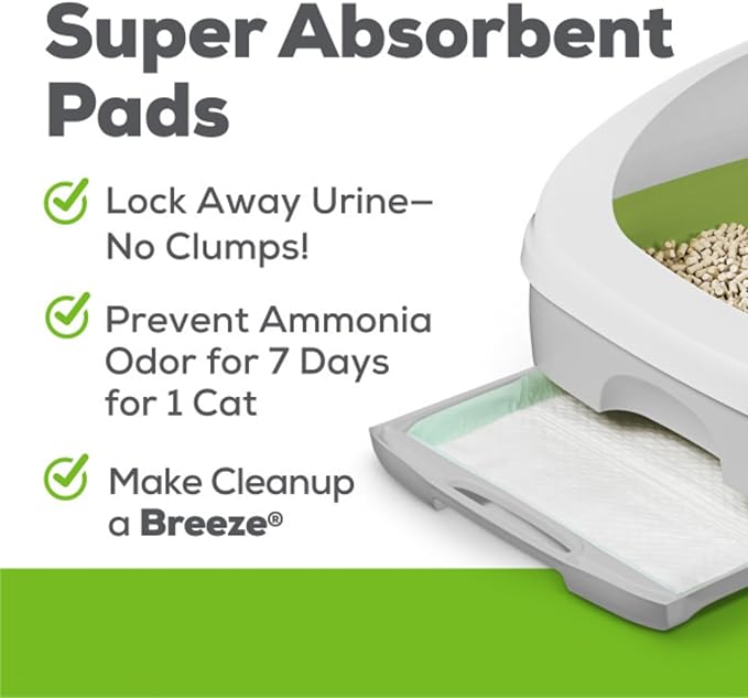 Purina Tidy Cats Litter, Breeze Litter Pellets to be Used with Breeze Litter System, Prevents Dust and Tracking, 3.5 LB Each (Pack of 2) - PAWPICO