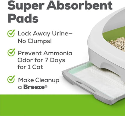 Purina Tidy Cats Litter, Breeze Litter Pellets to be Used with Breeze Litter System, Prevents Dust and Tracking, 3.5 LB Each (Pack of 2) - PAWPICO