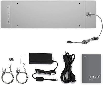 ONF Flat One+ 24-inch 24/7 Automated LED Aquarium Light, 6500-20500K Blue White LED, Mobile APP Remote Controlled, Dimmable Full Spectrum Sunrise/Sunset for Plant Growth, Pendant Style for Fish Tank ONF