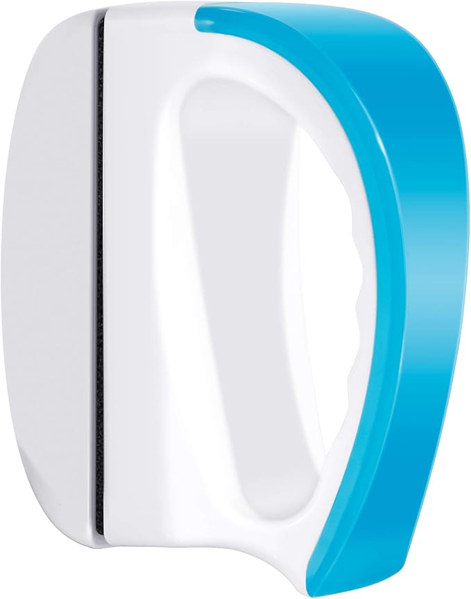 Magnetic Aquarium Fish Tank Glass Algae scrapers Glass Cleaner Scrubber Clean Brush [Floating,Scratch-Free,Non-Slip,magnetizing] L Neptonion