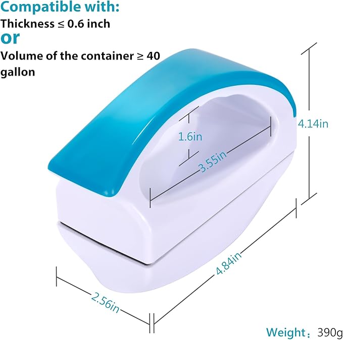 Magnetic Aquarium Fish Tank Glass Algae scrapers Glass Cleaner Scrubber Clean Brush [Floating,Scratch-Free,Non-Slip,magnetizing] XL Neptonion