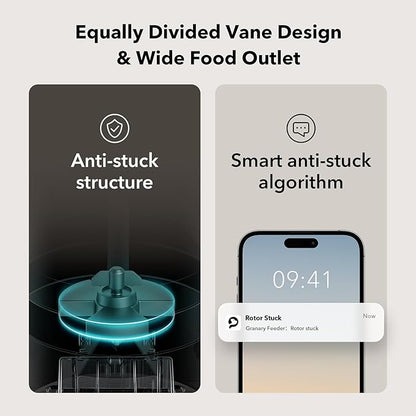 PETLIBRO Automatic Cat Feeder, 5G WiFi Automatic Dog Feeder with Freshness Preservation, 5L Timed Cat Feeder with Low Food Sensor, Up to 10 Meals Per Day, Granary Pet Feeder for Cats, Black - PAWPICO