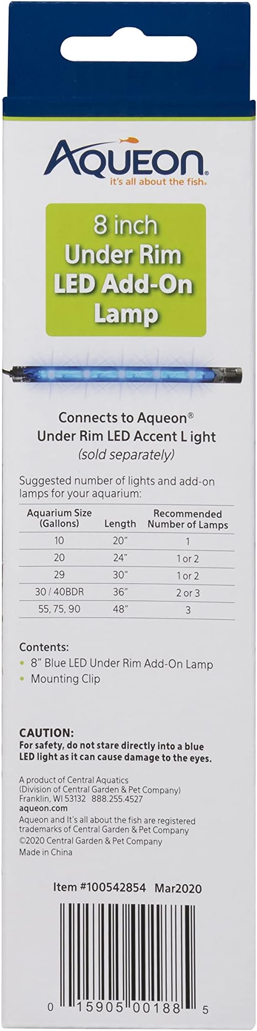 Aqueon Under Rim LED Add-On Lamp One Size Aqueon