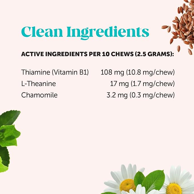 Pet Honesty Calming Chews for Cats - Cat Anxiety Relief + Helps Reduce Stress - Behavioral Support & Promotes Relaxation for Travel, Boarding, Vet Visits, Separation Anxiety - Chicken (30-Day Supply) PetHonesty
