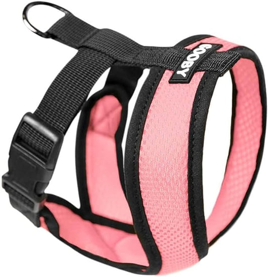 Gooby Comfort X Head In Harness - Pink, X-Large - No Pull Small Dog Harness Patented Choke-Free X Frame - Perfect on the Go Dog Harness for Medium Dogs No Pull or Small Dogs for Indoor and Outdoor Use Gooby