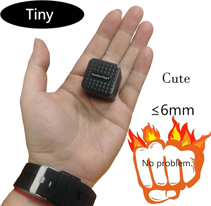 Carefree Fish Aquarium Mini Magnetic Cleaner for Glass Fish Tank Tiny Magnet Brush Algae Scrapers (No Floating) Bewatermyfriend