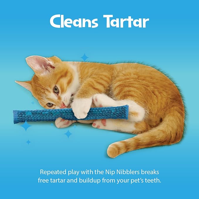 Pioneer Pet Nip Nibblers Catnip Toy – 3 Pack – Catnip Filled Toys For Indoor Cats -Teething Toy For Kittens That Bite And Chew - PAWPICO